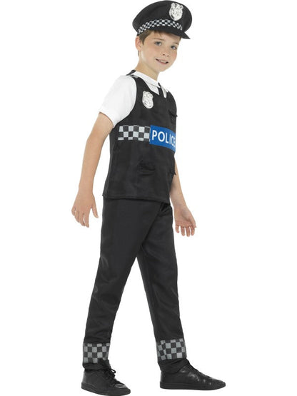 Child Cop Fancy Dress Costume includes top| trousers and hat