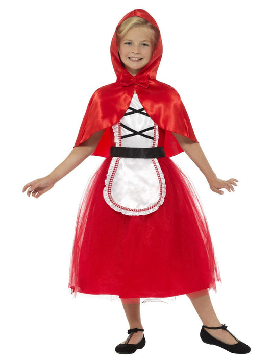 Child Deluxe Red Riding Hood Costume includes dress and capelet with hood