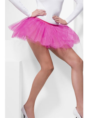 Tutu Underskirt. Hot Pink, 4 Layers. 30cm Long, Will fit waist size up to 86cm (34inches)