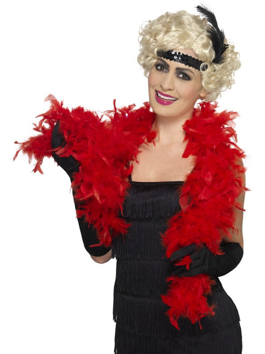 150cm (50g) Feather Boa Red