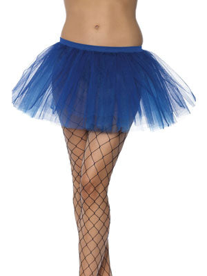 Tutu Underskirt. Blue, 4 Layers. 30cm Long, Will fit waist size up to 86cm (34inches)