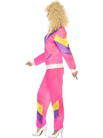 80s Shell Suit Costume Pink