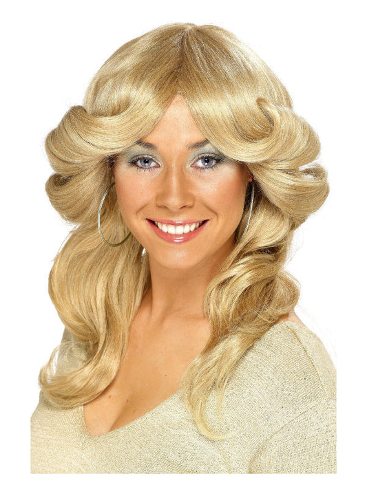 70s Flick Wig Blonde