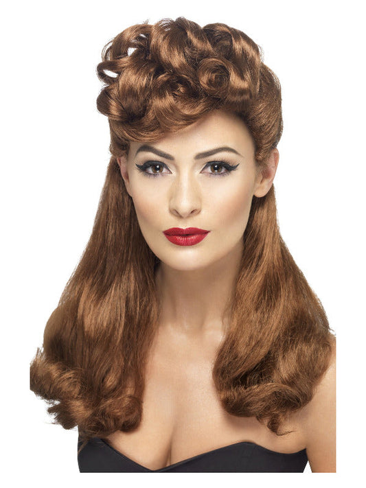 40s Vintage Wig Auburn