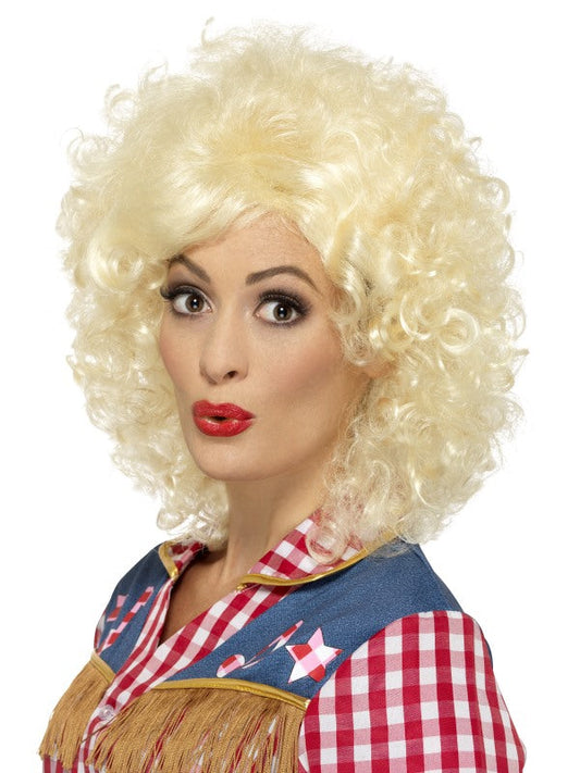 Blonde Curly Rodeo Doll Wig