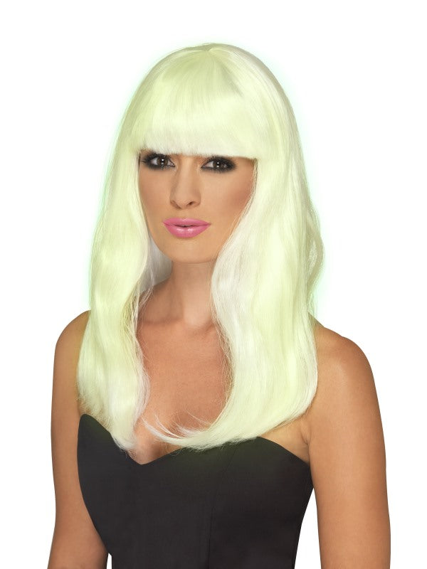 Glow in the Dark Glam Party Wig