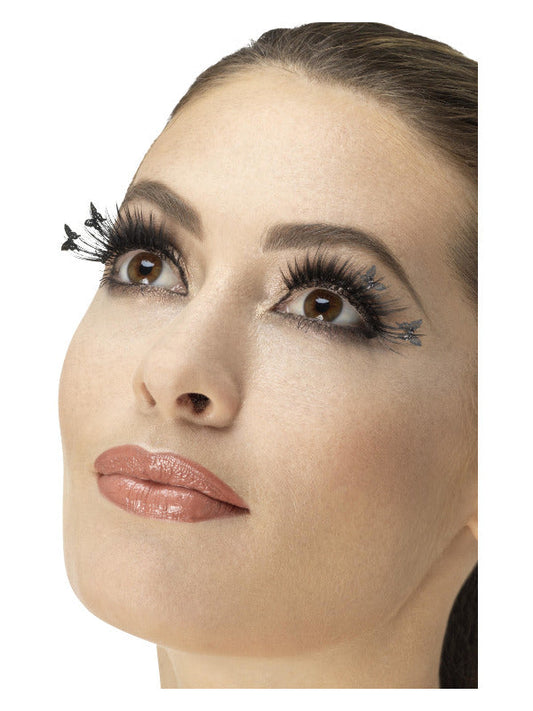 Eyelashes| Winged Butterfly| Black| Includes Glue