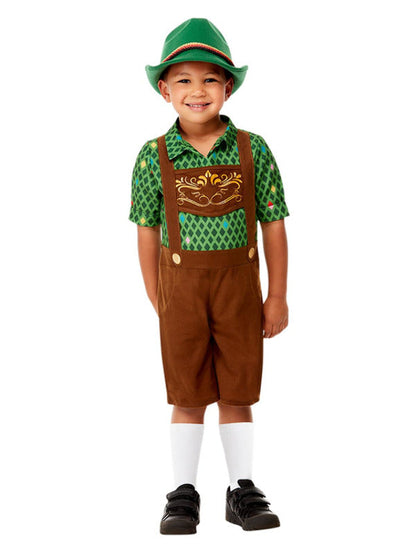 Toddler Hansel Costume includes all in one jumpsuit and hat