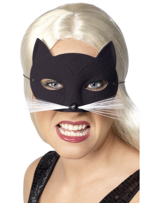 Black Cat Eyemask with nose and whiskers