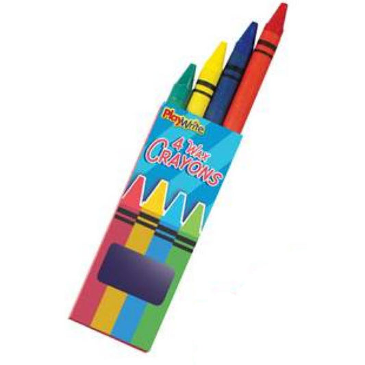 Box of 4 Wax Crayons, Pack of 4